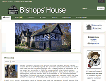 Tablet Screenshot of bishopshouse.org.uk